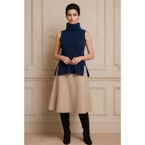 Antonio Melani  Sweater Cashmere Sz Small Turtleneck Classic Luxury Lagenlook